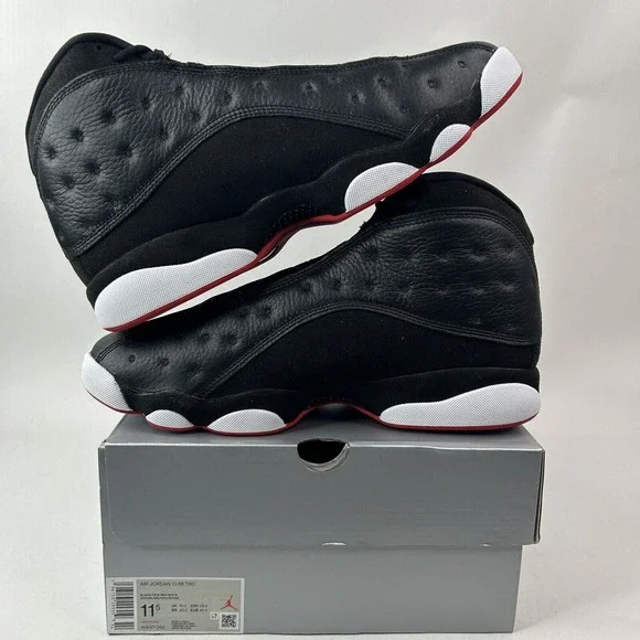 Nike Shoes Air Jordan 13 Retro OG “Playoff/Black True Red” 2024 - Picture 3 of 5